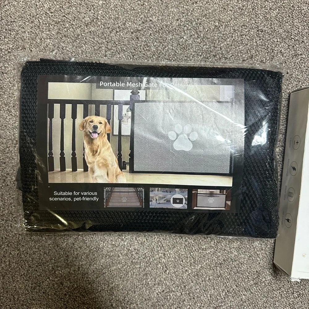 Portable Mesh Gate for Pets